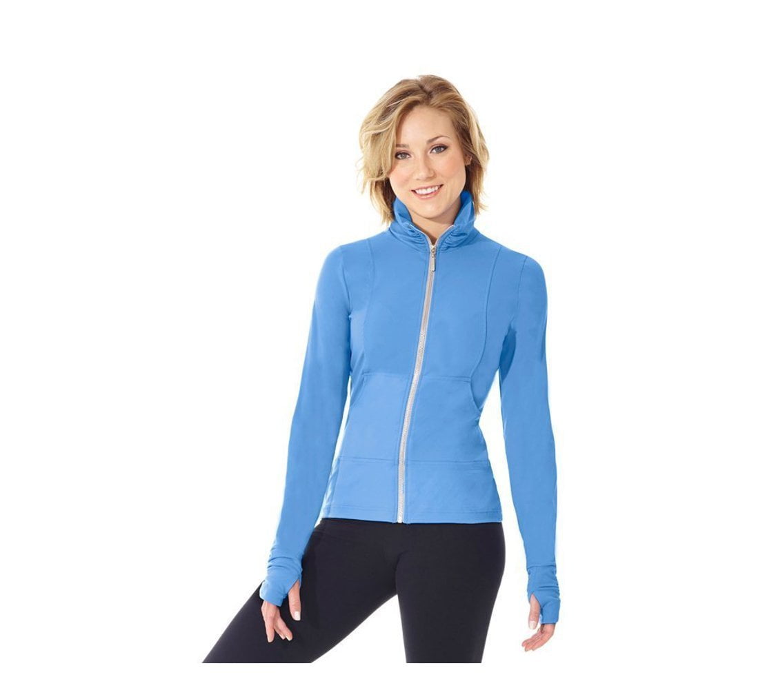 Mondor Mondor 34808 Ruched Figure Skating Jacket Navy White Walmart