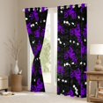 thumbnail image 3 of Feelyou Motorcycle Sport Boys Black Out Curtains, Purple Dirt Bike Lover Curtains Pack of 2 (42x63 Each), Extreme Sports Bedroom Curtains, Curtains and Drapes Room Decor, 3 of 6