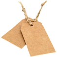 thumbnail image 3 of Paquete de 100 etiquetas de papel Kraft - Etiquetas colgantes con cordel de yute natural de 20 metros para regalos, bodas, día de San Valentín - 3 x 5 cm Sailing  Electrónica, 3 of 4