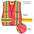 thumbnail image 2 of KwikSafety Class 2 Five Point Breakaway Pink Safety Vest - Medium, 2 of 4