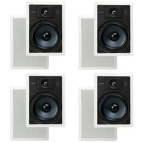 Polk Audio RC85i 2 Way In Wall Speakers - 4 Pack (White)