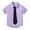 Purple, variant on Shirt Baby Boy Boys Short Sleeve Shirt Kids Casual Button Front Summer T-Shirts Tops Tees Light Blue,Size for 7-8 Years
