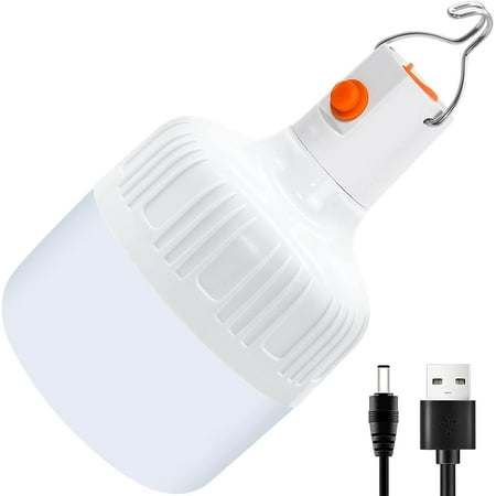 

Camping Light USB Rechargeable 1000 Lumens LED Camping Lantern with 3200mAh Pendant Light Portable Waterproof Camping Light 2 Dimmable Lighting Modes for Emergency Hiking Fishing Garden