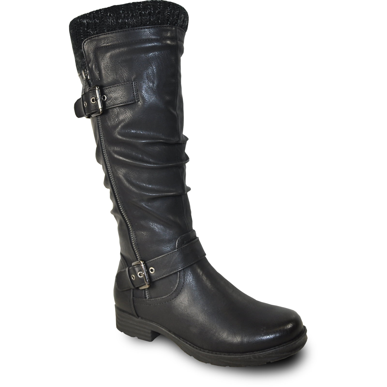 kozi Canada Women Waterproof Knee High Wide Calf Winter Casual