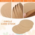 thumbnail image 3 of 24 Pcs Circle Card Stock, 7.5 Inch Cardstock Paper Circles for Craft, Kraft Color, 3 of 7