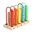 thumbnail image 3 of Juguete de de , juguete educativo clásico de madera para , aprender matemáticas, agregar restar para bebés, , , 5 varillas B Sunnimix Contar ábaco juguetes, 3 of 8