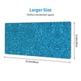thumbnail image 4 of Disketp Gaming Mouse Pad Blue Glitter Pattern Large Mouse Mat Long Extended Desk Pad Non-Slip Rubber Mice Pads Stitched Edges Thin Pad (11.8x31.5 Inch), 4 of 9
