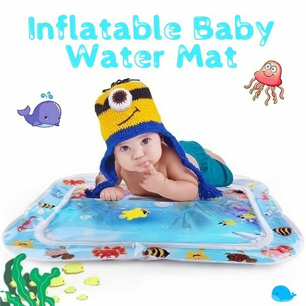 Inflatable Baby Water Mat Fun Activity Play for Children Infants,Ocean world