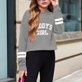thumbnail image 2 of Vedolay Hoodies for Teen Girls Girls Casual Comfort Soft Hoodies Girls Crewneck Sweatshirt Grey,100, 2 of 4