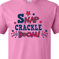 thumbnail image 4 of Inktastic 4th of July Snap Crackle Boom with Red and White Fireworks T-Shirt, 4 of 5