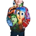thumbnail image 5 of Lsque inside out 2 Patten Youth Hoodie Sweatshirt Pullover with Kangaroo Pocket Boys and Girls Hoodie Warm Hoodie for Kids, 5 of 8