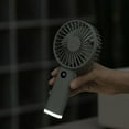 thumbnail image 3 of Ventilador portátil de mano libre con configuraciones de velocidad de 100 & Luz nocturna USB Pantalla digital, 3 of 9