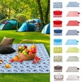 thumbnail image 6 of Guanhe Foldable Outdoor Picnic Blanket, Extra Large Beach Blanket, Lightweight Waterproof Sand Mat, Picnic Blanket 59''x39'' for Beach Camping Hiking, 6 of 6