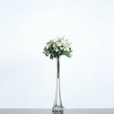Set of 12 pieces 16" Inches Tall Glass Eiffel Tower Vases for Centerpieces, Flowers, Decorations ...