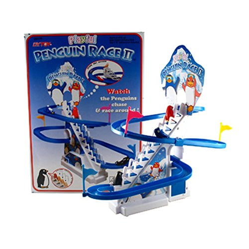 playful penguin race toy