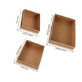 thumbnail image 2 of unbranded 3Ud Cajas De Regalo De Cartón Kraft Para Joyas Presentaciones Color Marrón Para Fiestas, 2 of 8