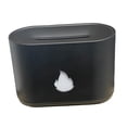 thumbnail image 1 of jifeng 3D Flame Night Light Air Humidifier USB Charging 200ml Quiet Essential Oil Aroma Black, 1 of 8