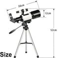 thumbnail image 4 of 150X F30070 conjunto de telescopio Reflector astronómico con para la astronómica, configuración sin herramientas - Estándar shamjiam Telescopio lunar manual, 4 of 9