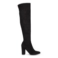thumbnail image 3 of WILD PAIR Womens Black Arch Support Cushioned Pointed Toe Block Heel Zip-Up Dress Boots 9.5, 3 of 4