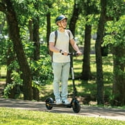 GOTRAX Fusion Adults Electric Scooter, 8.5 Honeycomb Tire, Max 14/16 Mile Range, Max 15.5/18 MPH Speed Powered By 300W Motor, With Cruise Control Foldable Electric Scooter For Adult
