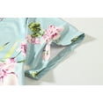 thumbnail image 5 of SSLR Womens T Shirts V Neck Criss Cross Floral Tee Short Sleeve T Shirt, 5 of 6