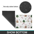 thumbnail image 6 of White Christmas Gingerbread Man Pattern Kitchen Rugs Sets Of 2,Anti Fatigue Kitchen Mat Rugs Non Slip Washable,Decorative Kitchen Floor Mats for Kitchen,Sink,Laundry,17"x30"+17"x47", 6 of 7