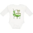 thumbnail image 3 of Inktastic Praying Mantis- Clearly Up to Something Boys or Girls Long Sleeve Baby Bodysuit, 3 of 5