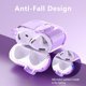 thumbnail image 5 of Funda Transparente de TPU para AirPods 4 2024 con Cierre de Seguridad Llavero de Trébol y Diseño Brillante para Mujer, 5 of 7