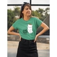 thumbnail image 2 of Awesome Today Cat Crown T-Shirt Women -Image by Shutterstock, Female Large, 2 of 4