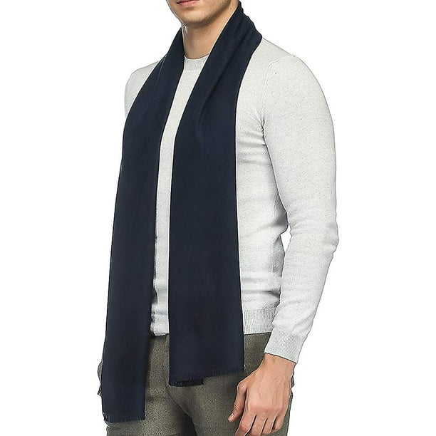 Cold Weather Scarves Thick Cashmere Scarf For Men Warm Soft Wool Scarf For  Winter Autumn Wool Soft Warm 