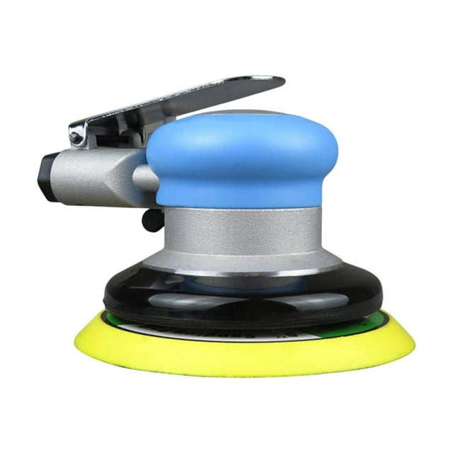 Máquina pulidora y enceradora, lijadora orbital, lijado cómodo, pulidora de automóviles azul