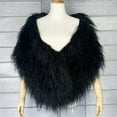 thumbnail image 5 of MSJUHEG Faux Fur Shawl,Shawls,Shawl Wraps,Pashmina Wraps,Formal Dresses,Faux Shawl Wedding Wrap and Shawl Winter Shawl and Bridesmaid Black One Size, 5 of 7