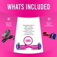 thumbnail image 5 of Hoverboard Self Balancing Scooter 6.5" Two-Wheel Hoverboards with Bluetooth Speaker and LED Lights Electric Scooter for Kids and Adult, UL Safety Certified (Pink Pro), 5 of 8