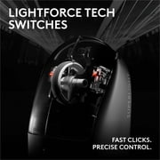 Logitech G PRO X SUPERLIGHT 2c wireless gaming mouse, 51 g pro-grade compact mouse with 5 programmable buttons, USB-C charging, 44K DPI sensor, up to 8 kHz polling for PC/Mac, Black