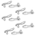 thumbnail image 4 of Lien Manquant, Connecteur de Chaîne Réutilisable en Acier à Libération Rapide pour 6, 7, 8, 9, 10 Vitesses, 5 Paires, 4 of 7