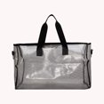 thumbnail image 1 of Bolso de lona de viaje transparente de PVC Bolsas de playa transparentes portátiles Bolso de hombro de entrenamiento, 1 of 5