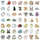 thumbnail image 5 of 100 pegatinas de animales de dibujos animados, impermeables, bonitas, para portátil, teléfono, botella de agua, ordenador, guitarra, equipaje, monopatín., 5 of 7