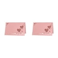 thumbnail image 4 of Matsuzay 50 Uds. Pantalla de papel nombres de invitados con estilo con tarjetas de nombre de boda corazón ahuecado tarjeta de identificación rosa 2Conjunto, 4 of 6