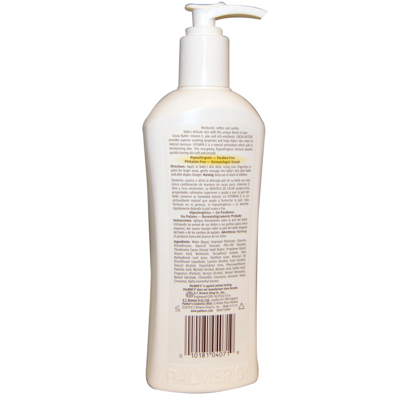 palmer's cocoa butter baby lotion