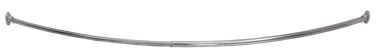 Curved Shower Rod, Satin Nickel