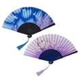 thumbnail image 1 of 2 uds ventilador plegable de bambú chino viento pequeño ventilador plegable es pequeño y portátil, 1 of 5