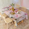 thumbnail image 5 of Pioneer Flower Floral Print Pattern Rectangle Tablecloth 60"x102",Waterproof Polyester Rectangle Table Cloth, Wipeable Spillproof Polyester Tablecloth for Dining, Camping, Indoor and Outdoor, 5 of 6