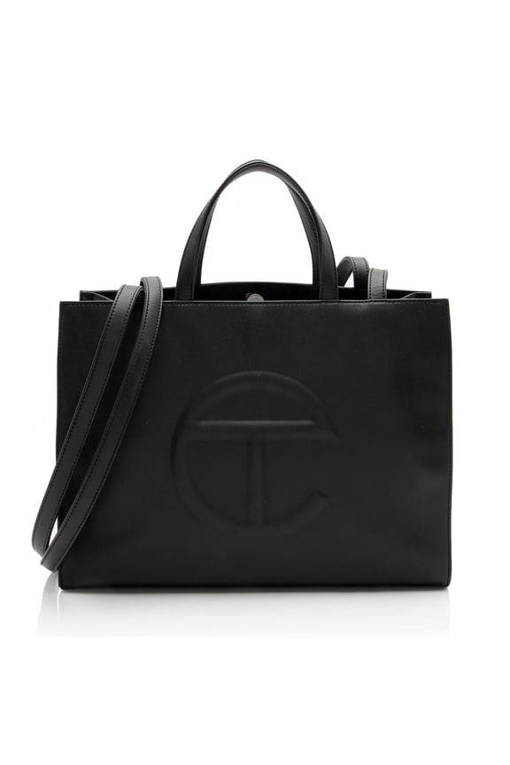 Pre-Owned Telfar Faux Leather Medium Shopping Tote