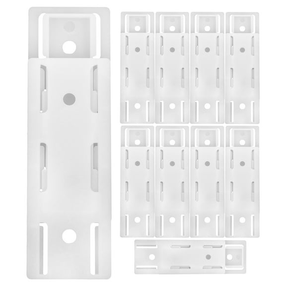 Arborister 10PCS Power Strip Fixator Holders Wall Socket Extension Stand (White)