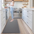 thumbnail image 2 of GALMAXS7 Kitchen Mat Anti Fatigue Mats for Kitchen Gray Kitchen Rug Memory Foam Ergonomic Rug 20"x 60", 2 of 10