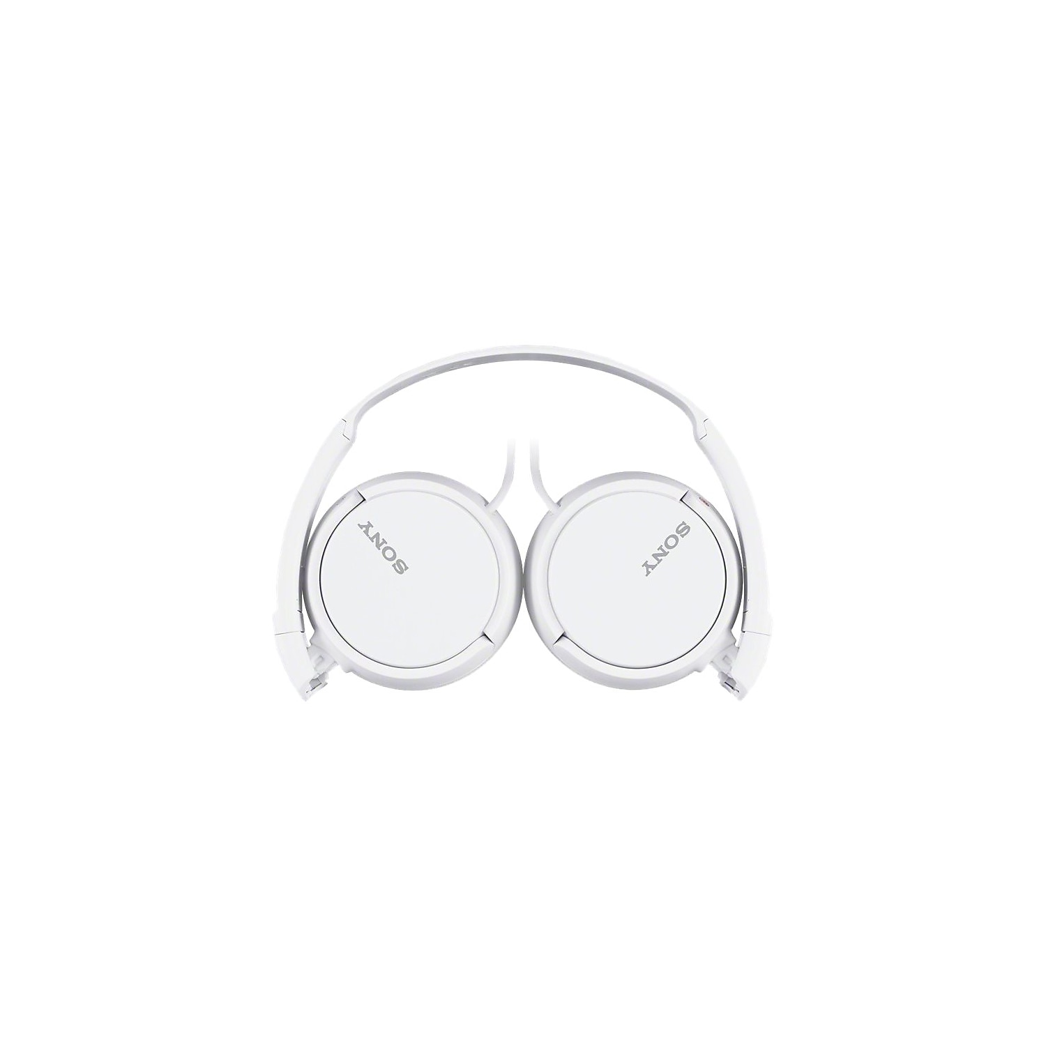 Sony MDR-ZX100/WHI - ZX Series - headphones - full size - wired - 3.5 mm jack - white - image 2 of 2
