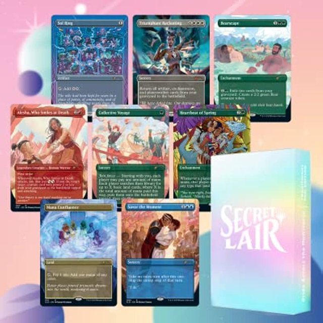 Juego de cartas MTG Secret Lair Pride Across The Multiverse Foil