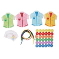 thumbnail image 2 of Juguete con cordones de madera percepción del color juguete para enhebrar estilo de ropa colores surtidos para la educación ANGGREK Otros, 2 of 8