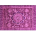 thumbnail image 1 of Ahgly Company Indoor Rectangle Abstract Purple Modern Area Rugs, 2' x 4', 1 of 4