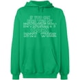 thumbnail image 2 of OXI Hoodie Sweatshirt - If You Can Read This, Basic Casual Hoodie for Men's and Women Fleece Hoodie Long Sleeve - Irish Green 2X-Large, 2 of 3